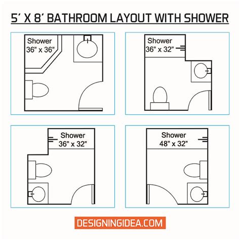 Small Bathroom Layout With Shower - Ideas De Closets