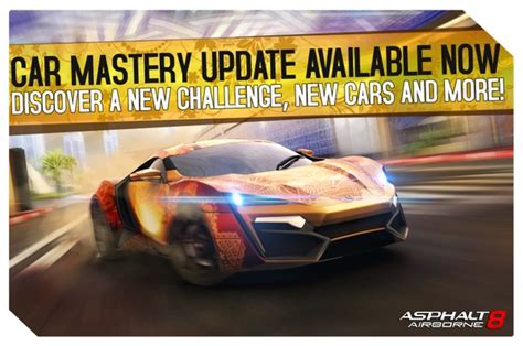 Asphalt 8: Airborne update adds 1500 new challenges and 8 new cars on ...