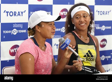 September 20, 2017. 20th Sep, 2017. (L-R) Mari Osaka, Naomi Osaka (JPN ...