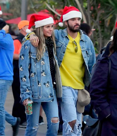 HEIDI KLUM and Tom Kaulitz at Disneyland in Anaheim 12/23/2018 – HawtCelebs