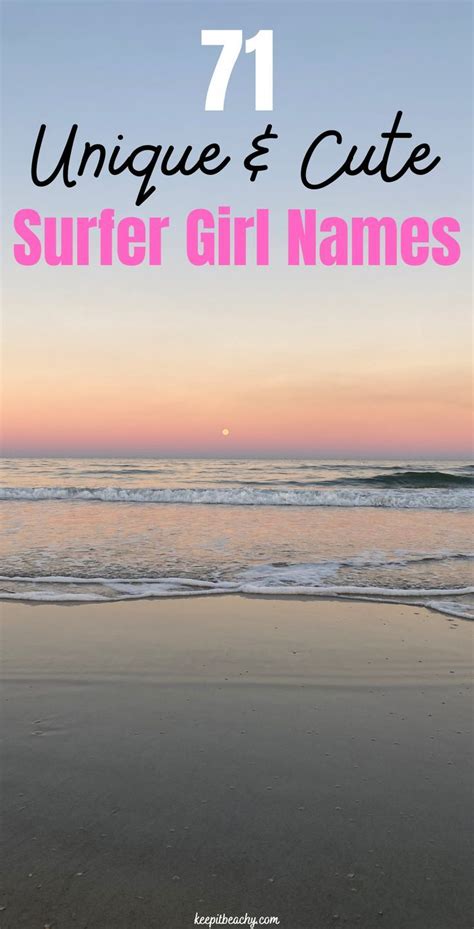 71 Adorable Ocean Inspired Baby Girl Names That Are NOT Cheesy | Beachy girl, Surfer boy names ...