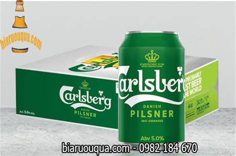 Bia lon, bia chai Carlsberg giá bao nhiêu?