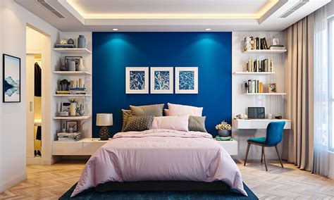 Guide to Pick Best Two-color Combination for Bedroom Walls