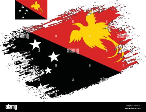 Brush Design Papua New Guinea Flag Vector Stock Vector Image & Art - Alamy