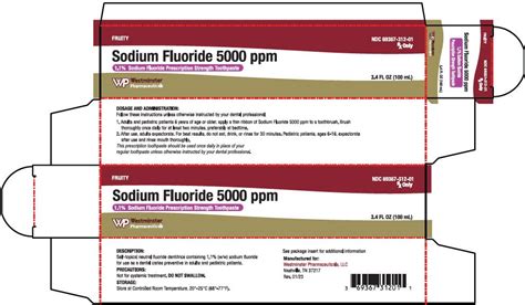 Sodium Fluoride Paste: Package Insert / Prescribing Info