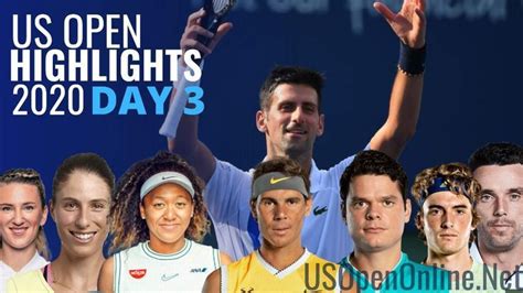 US Open 2020 Day 3 | Complete Match Highlights | Match highlights, Us ...