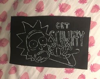 Rick and Morty White Vinyl Sticker Sanchez Middle Finger