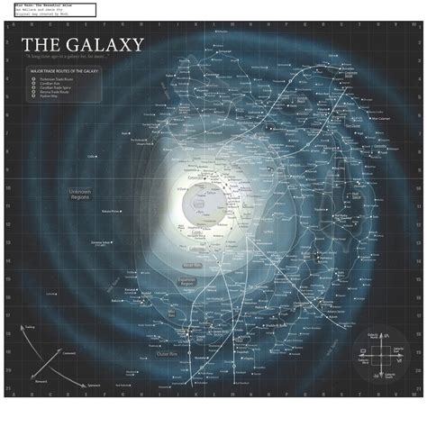 Map of the STAR WARS Galaxy