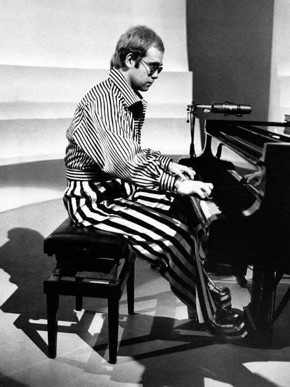 'Elton John Playing Piano' Photographic Print | AllPosters.com | Elton ...