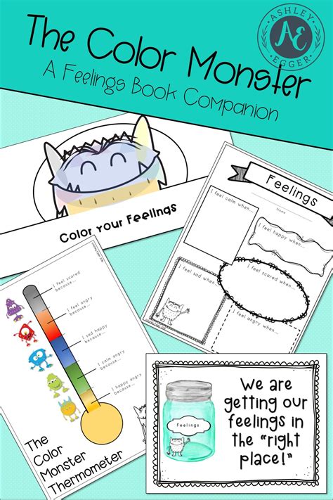 Feelings Activities for The Color Monster Social Skill Groups ...