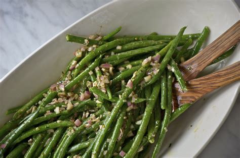 French Bean Salad with mustard tarragon & shallots Green Bean Salads ...