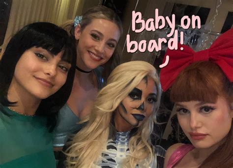 Vanessa Morgan Had A Halloween-Themed Baby Shower With Her Riverdale Co-Stars! - Perez Hilton