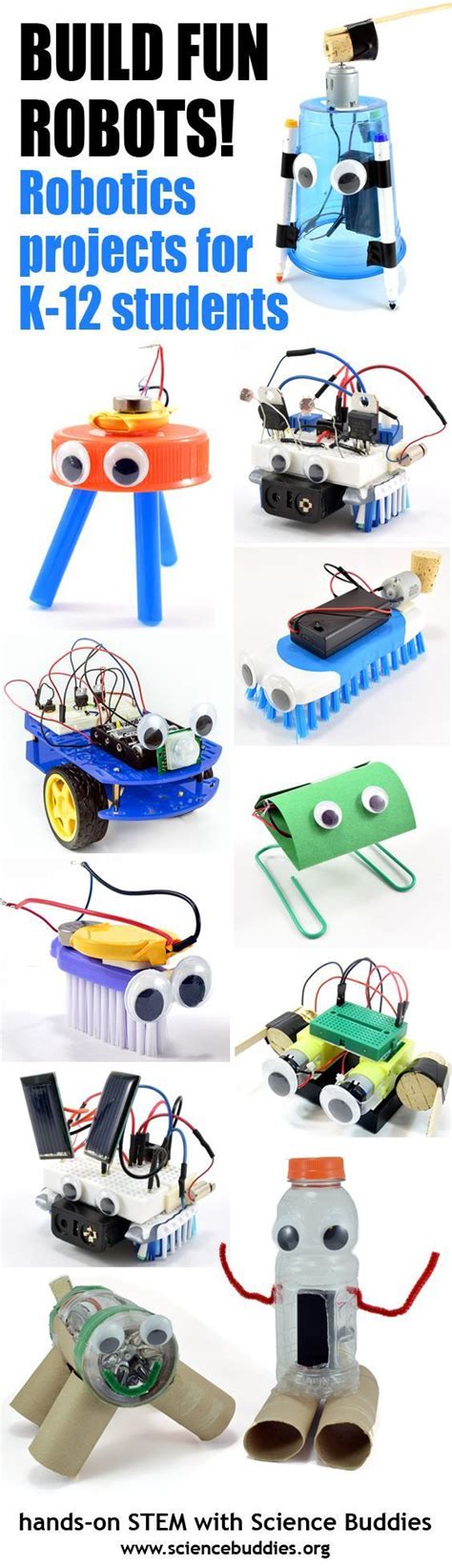 Robot projects for kids | Robotics projects, Science activities, Fun ...