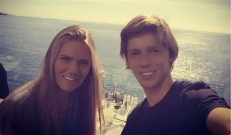 Who is Andrey Rublev's girlfriend Anastasija Homutova