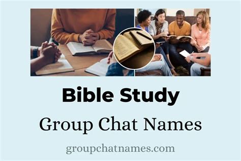 194 Bible Study Group Chat Names To Inspire And Connect