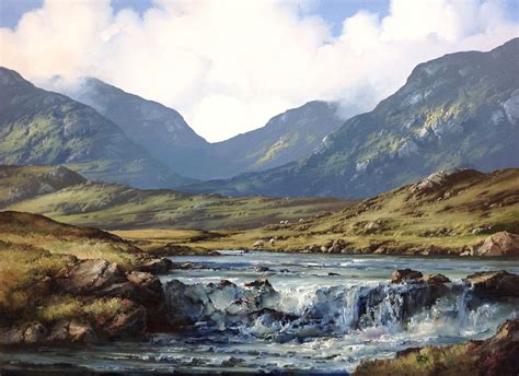 River Erriff | Landscape paintings, Watercolor landscape paintings, Irish art