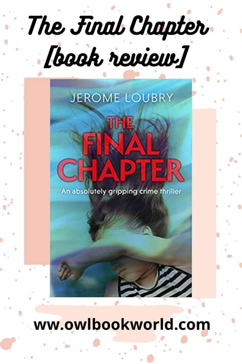 The Final Chapter by Jerome Loubry [book review] - Owl Book world