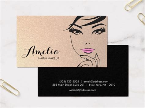 Hair And Makeup Business Cards | Saubhaya Makeup