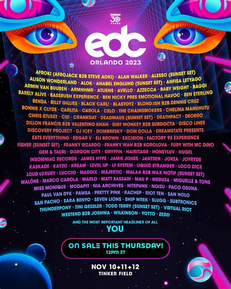 EDC Orlando 2023 | Lineup | Tickets | Schedule | Map | Set Times ...