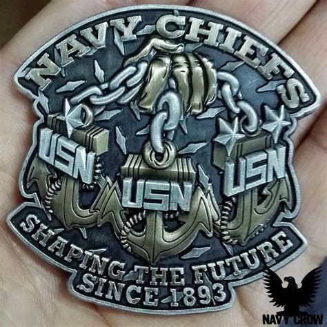 Chief-Shaping the Future | Navy chief, Coins, Navy chief petty officer