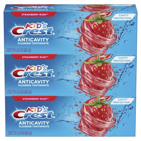 Kids Crest Toothpaste 3-Count Pack only $3.96!!