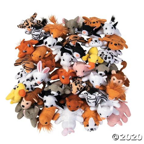 Mini Plush Animal Assortment (50Pc) - Toys - 50 Pieces - Walmart.com - Walmart.com