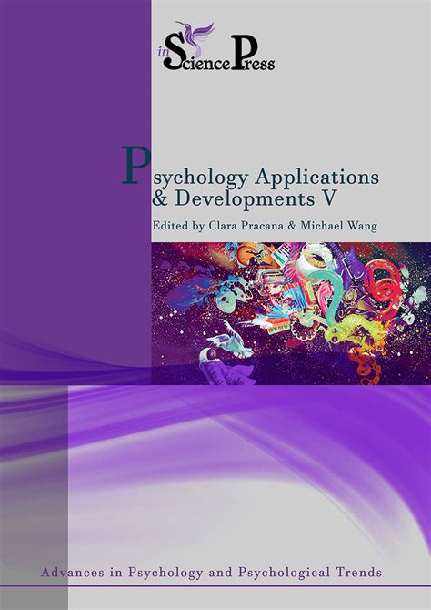 Psychology Applications & Developments V | inScience Press