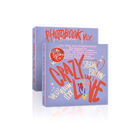 Buy ITZY - [ SPECIAL EDITION] Crazy In Love The 1st Album + Extra Photocards Set (PHOTOBOOK ver ...