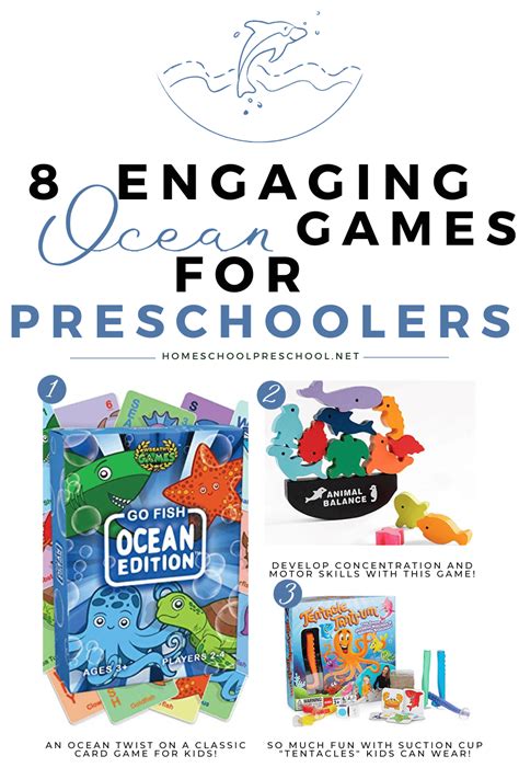 8 Awesome Ocean Themed Games for Kids