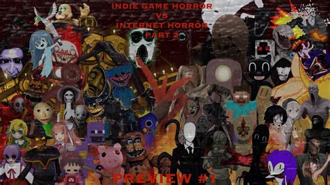 Indie Game Horror vs Internet Horror Part 2 Preview #1 (no sound effects)| Sticknodes Animation ...