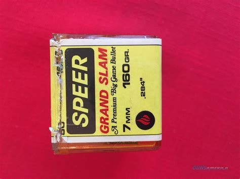 Speer Grand Slam - 7mm (.284) 160 g... for sale at Gunsamerica.com: 910804791