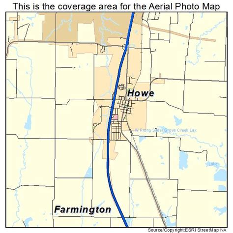 Aerial Photography Map of Howe, TX Texas