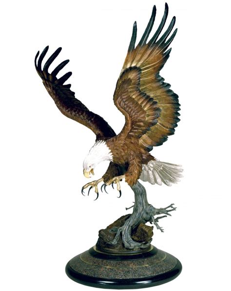 Bald-Eagle-Sculpture-On-Thunderbird - Mike Fields Contemporary Sculptures