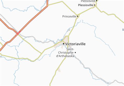 MICHELIN Victoriaville map - ViaMichelin