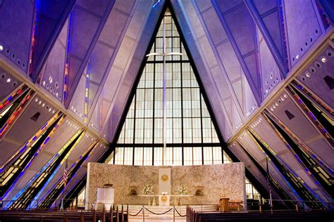 United States Air Force Academy Cadet Chapel Interior 1 Photograph by Tony Westbrook