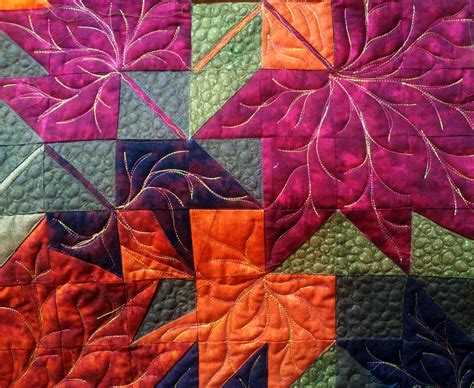 Free Leaf Quilt Pattern Free Download Of The Paper. - Printable Templates Free