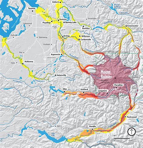 Mount Rainier Eruption Simulation