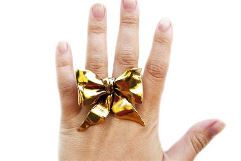 frashion: bow two finger ring... / Prsten mašna na dva prsta...