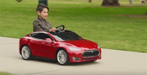 Tesla Introduces Model S Toy Car For (Really) Rich Kids