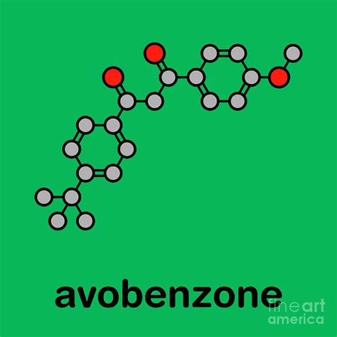 Avobenzone Sunscreen Molecule Photograph by Molekuul/science Photo Library | Fine Art America