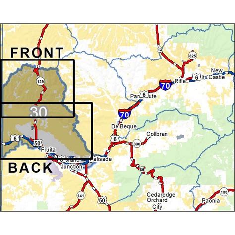 Diy Colorado Elk Hunting Maps - Colorado Topographic Hunting Map for Colorado GMU's 6, 7 ...