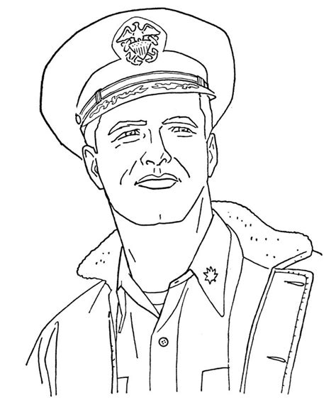 american navy officer veterans day coloring page memorial pages jeu de coloriage histoire jouets