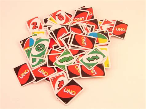 Lot of 100 Mini Tiny UNO GAME CARDS for Collage