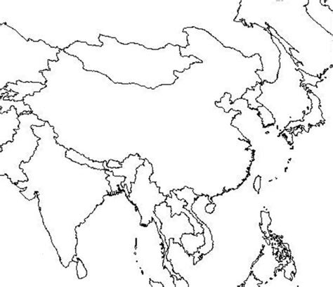 Blank Map Eastern Hemisphere