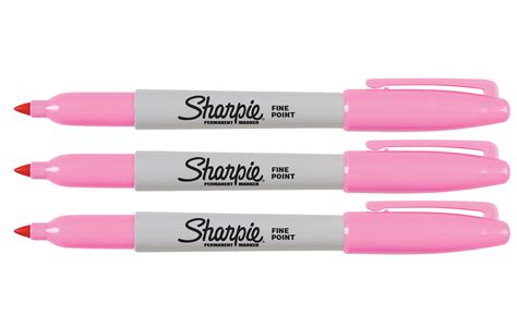 Sharpie Pink Markers 3 Count | Etsy