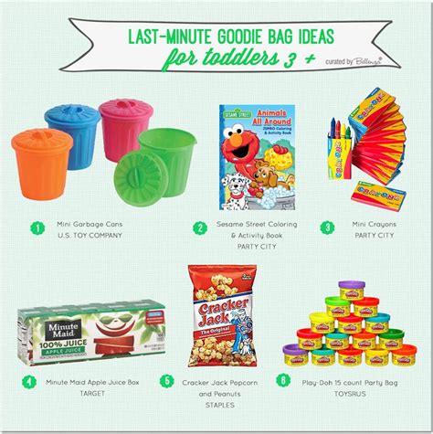 Goodie Bags for Kids: Last-Minute Ideas for Kids 3 and Up! | Birthday goodie bags, Goodie bags ...