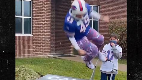 Buffalo Bills Fan Smashes Table After Smashing Cancer, Epic Video!