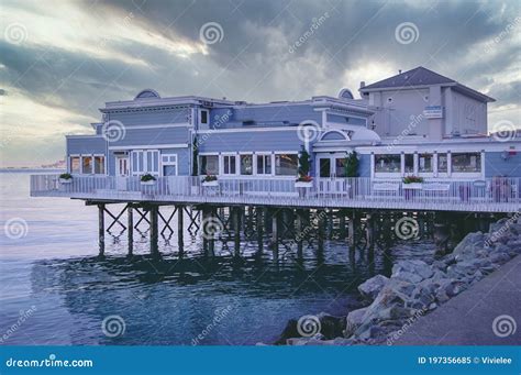 A Special Built House on the Shore Stock Image - Image of building ...