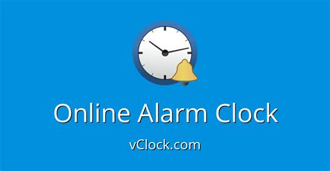 Online Alarm Clock - vClock