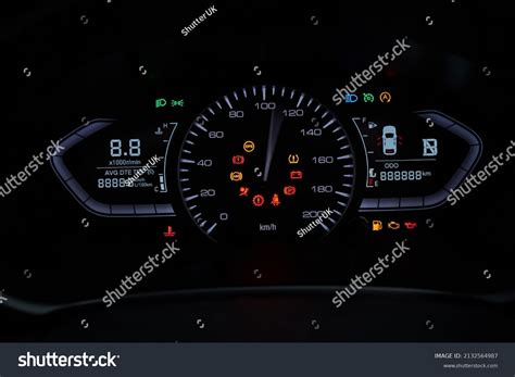 New Modern Car Digital Meter Panel Stock Photo 2132564987 | Shutterstock